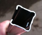 оцинкованная незамкнутая труба квадратного сечения 25х25мм